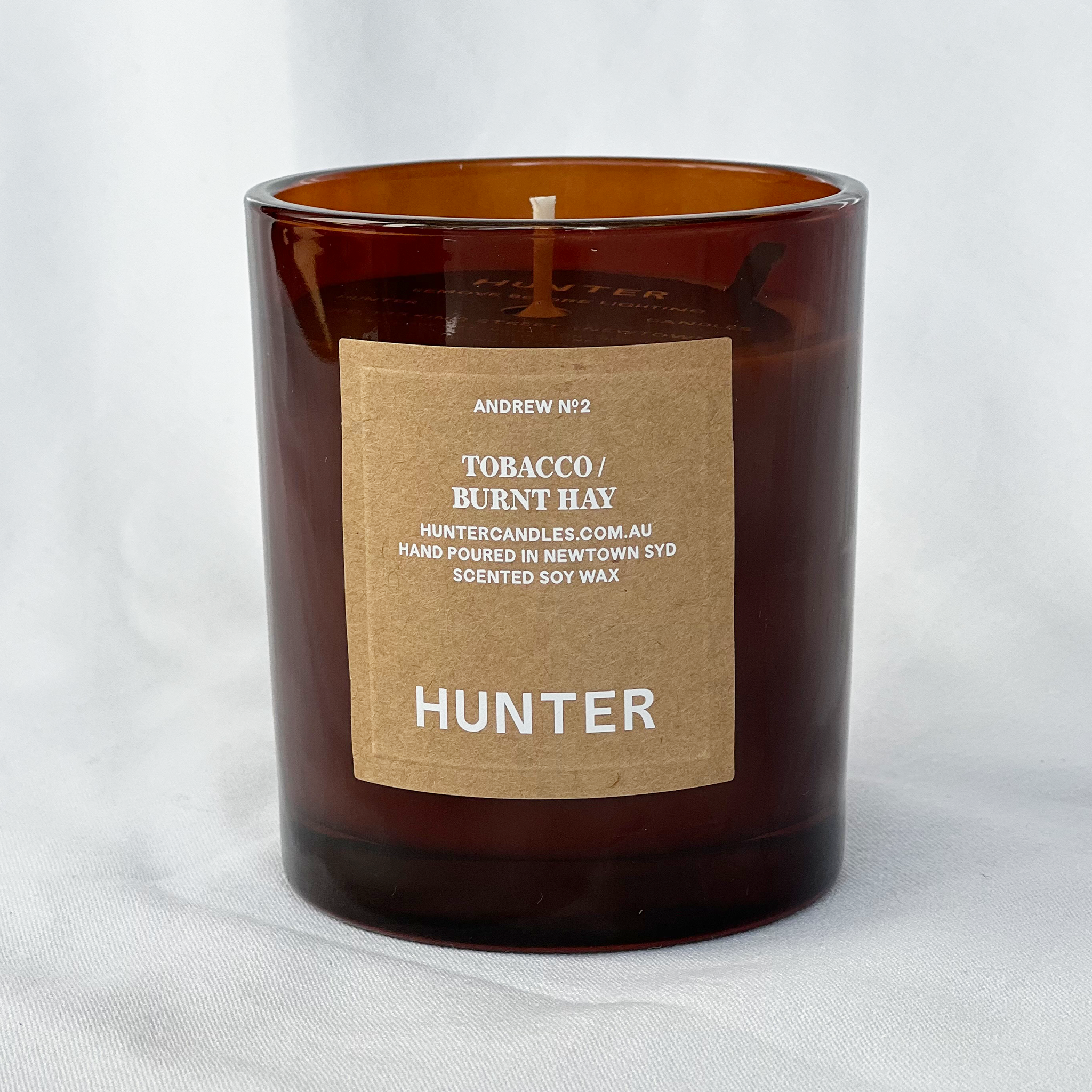 SOY CANDLE - ANDREW BY HUNTER CANDLES