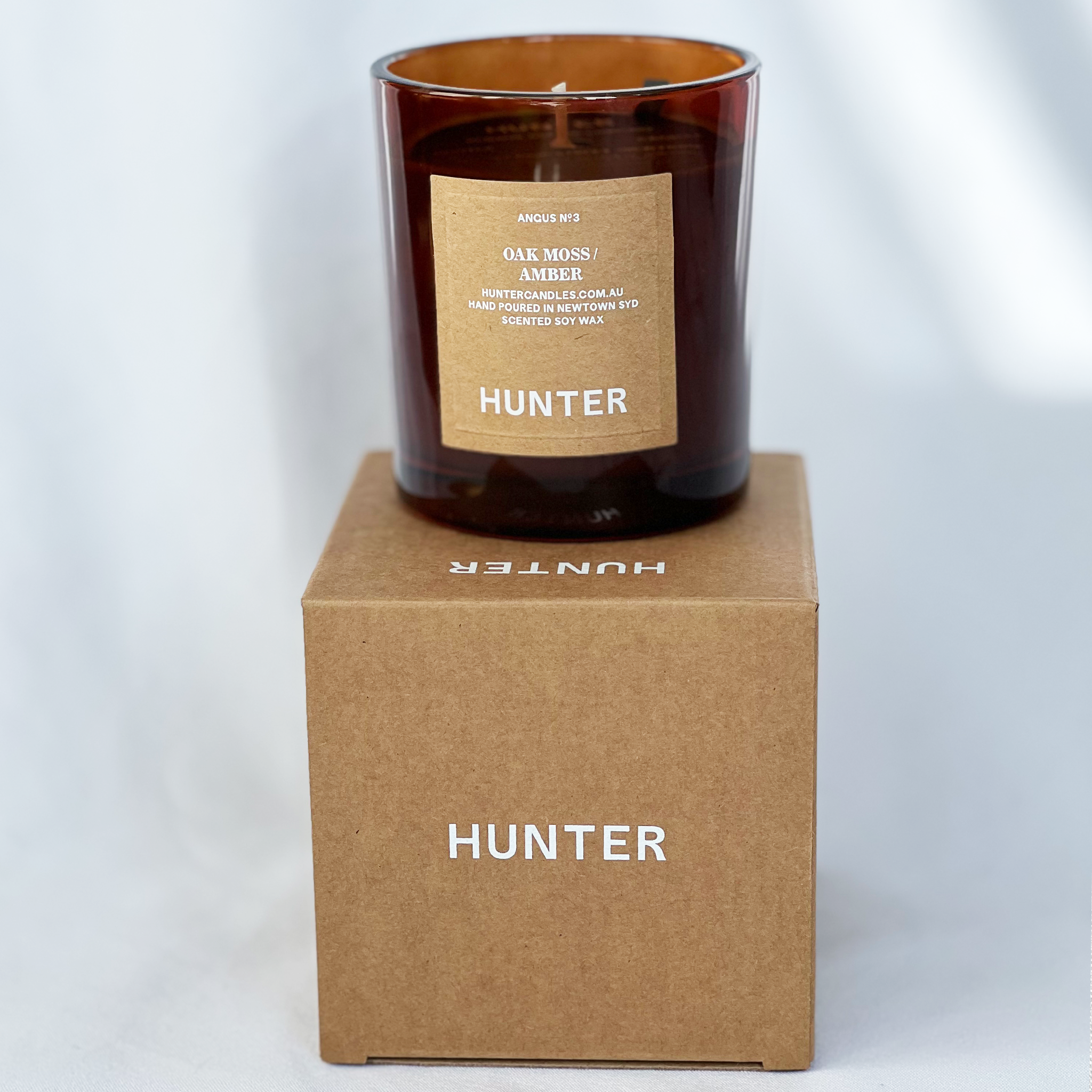 SOY CANDLE - ANGUS BY HUNTER CANDLES