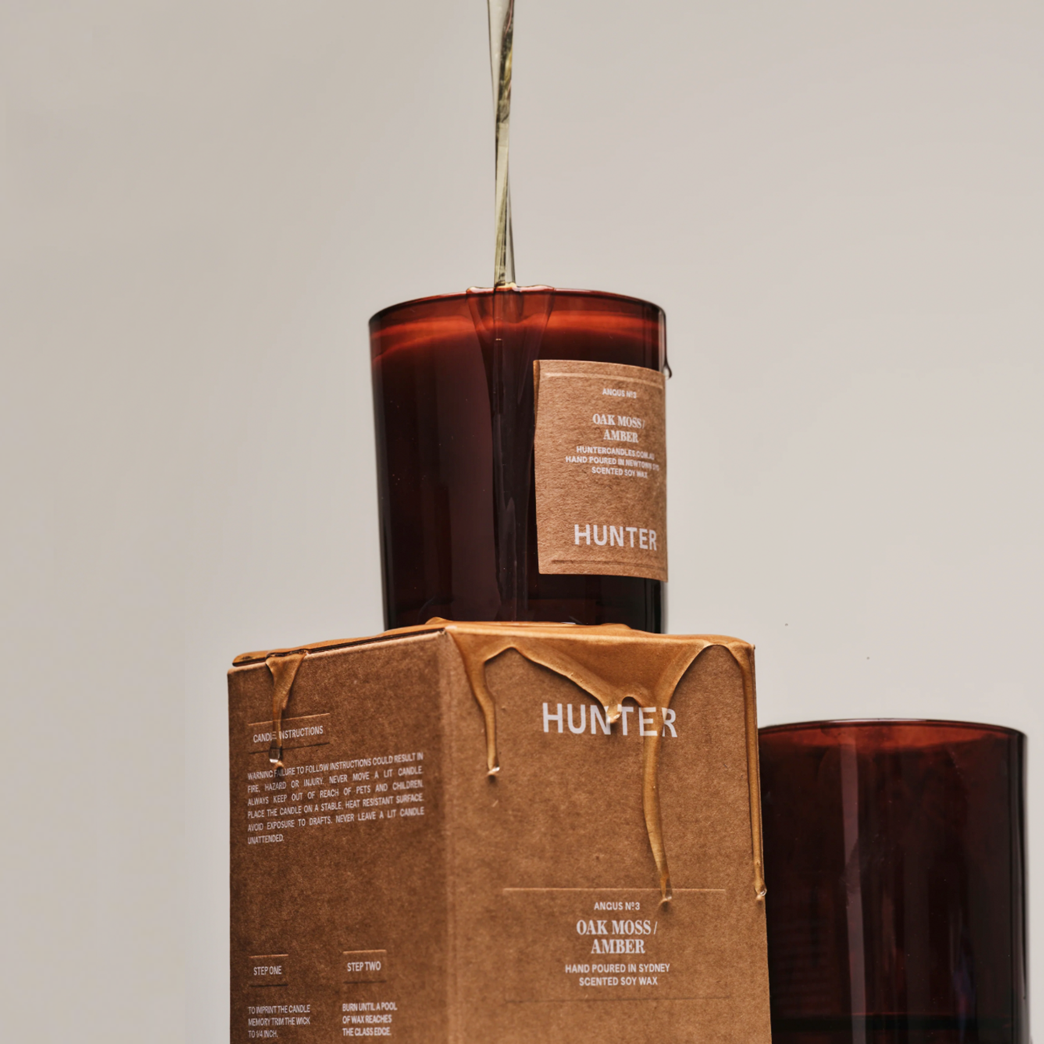 SOY CANDLE - ANGUS BY HUNTER CANDLES
