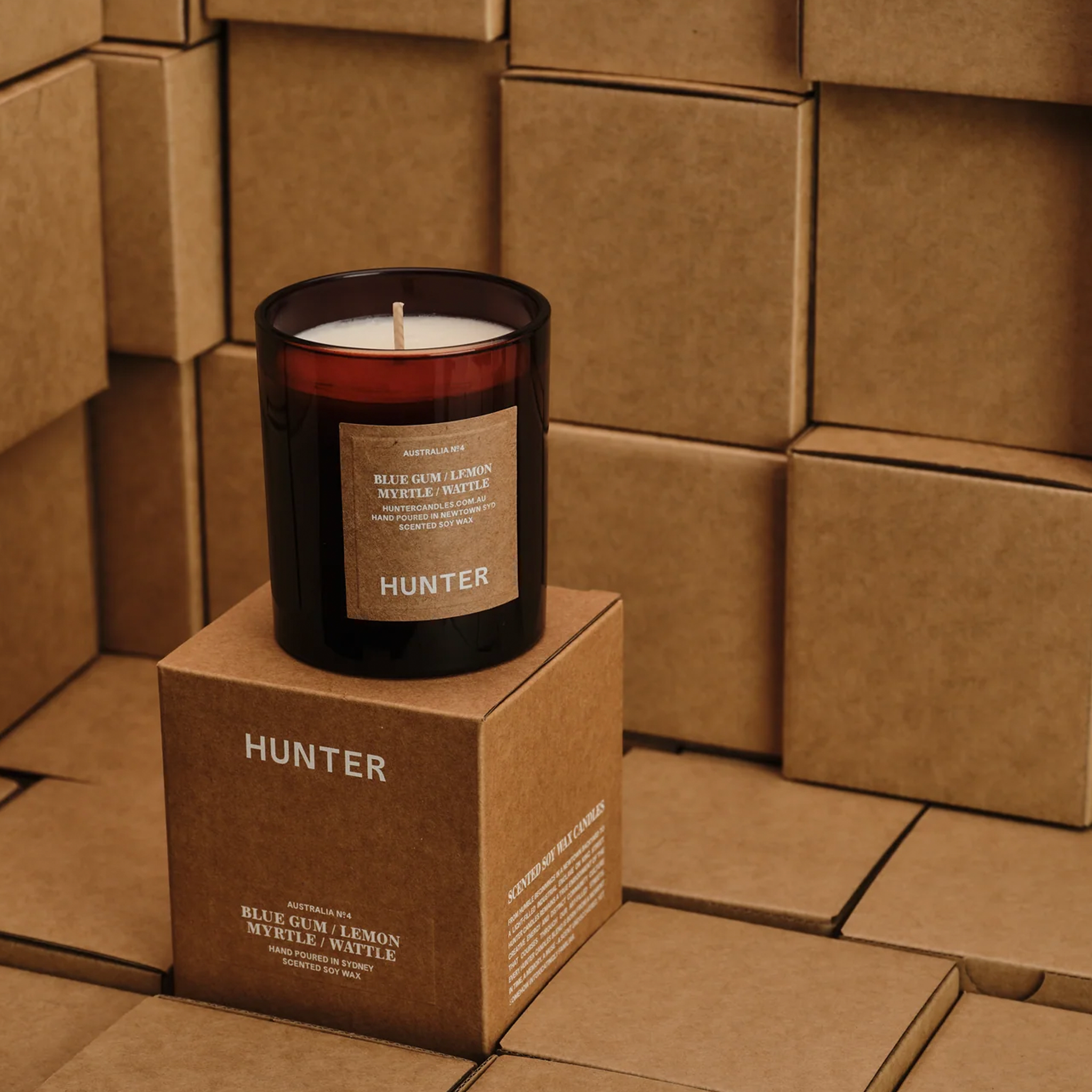 SOY CANDLE - AUSTRALIA BY HUNTER CANDLES
