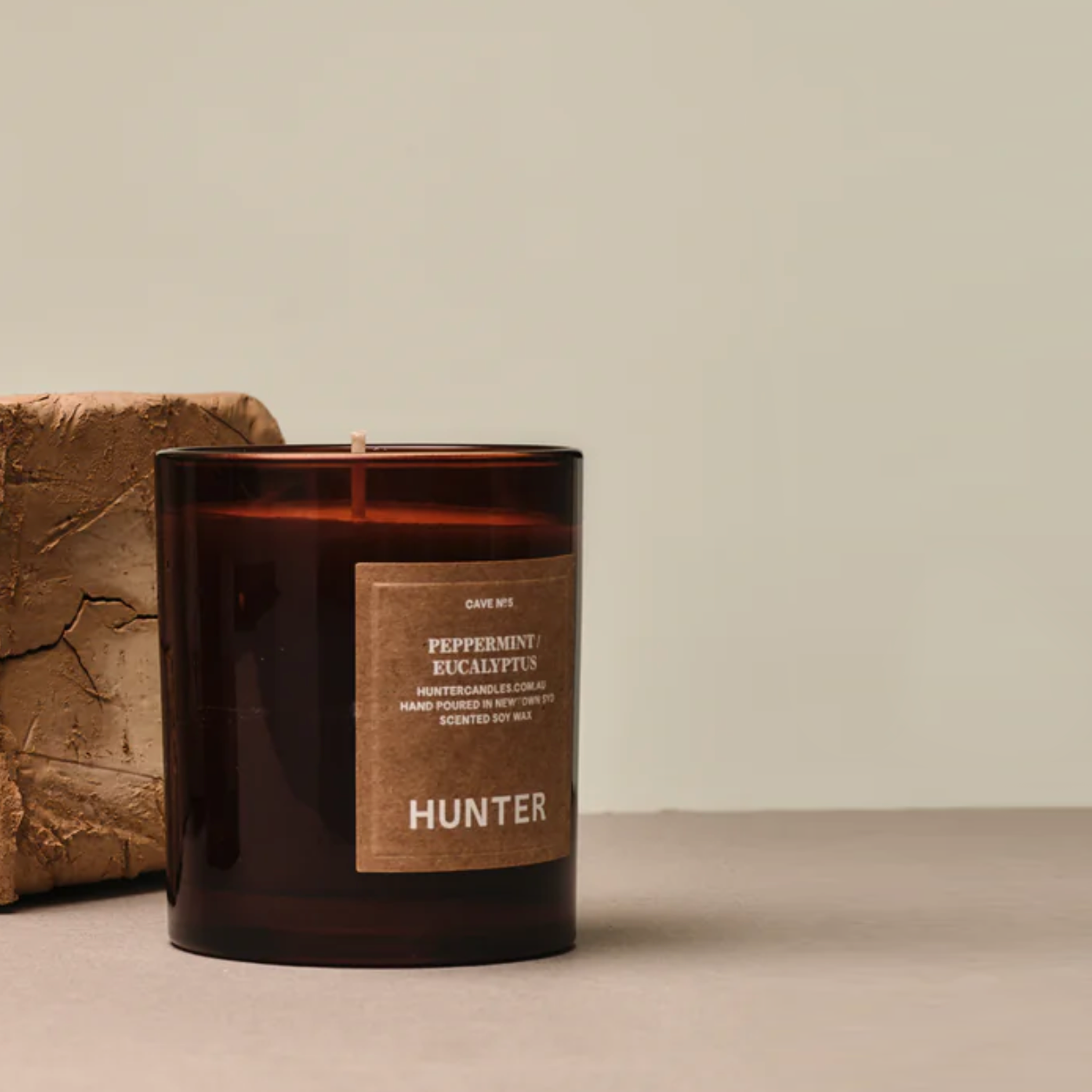 SOY CANDLE - CAVE BY HUNTER CANDLES