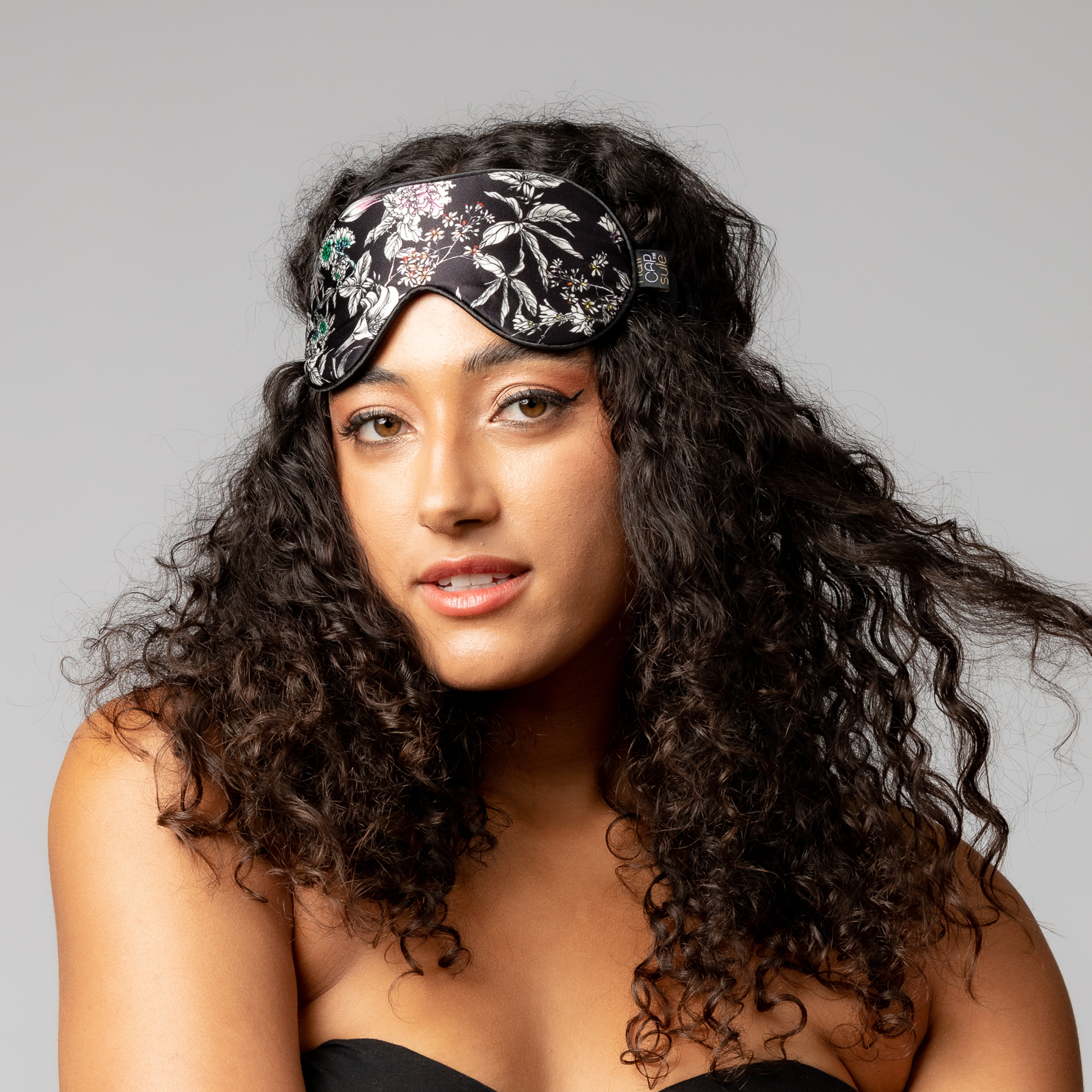 Black Flora ‘Silky Eyes’ Reversible Eye Mask aka ‘THERE ARE 2 SIDES TO EVERY STORY’