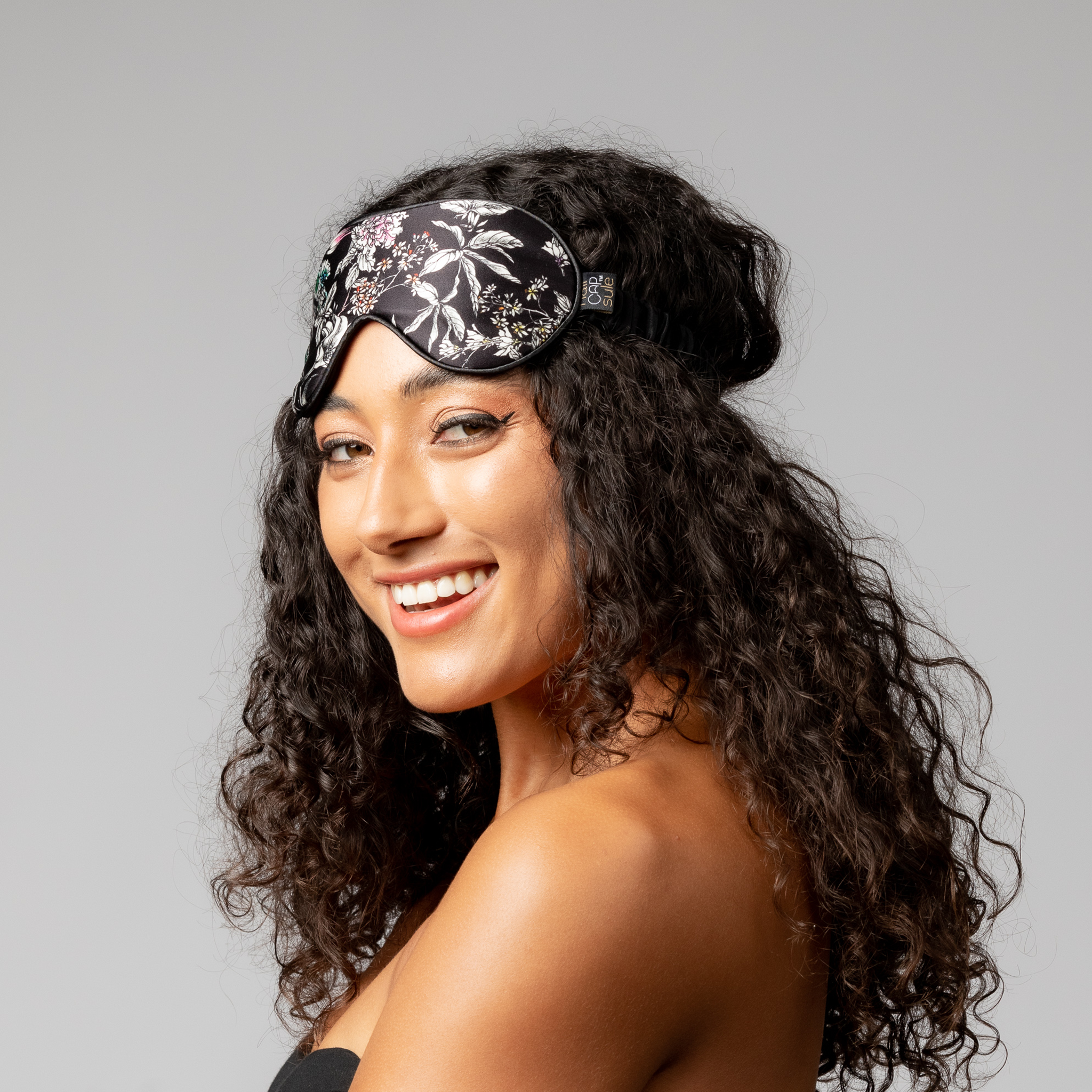 Black Flora ‘Silky Eyes’ Reversible Eye Mask aka ‘THERE ARE 2 SIDES TO EVERY STORY’