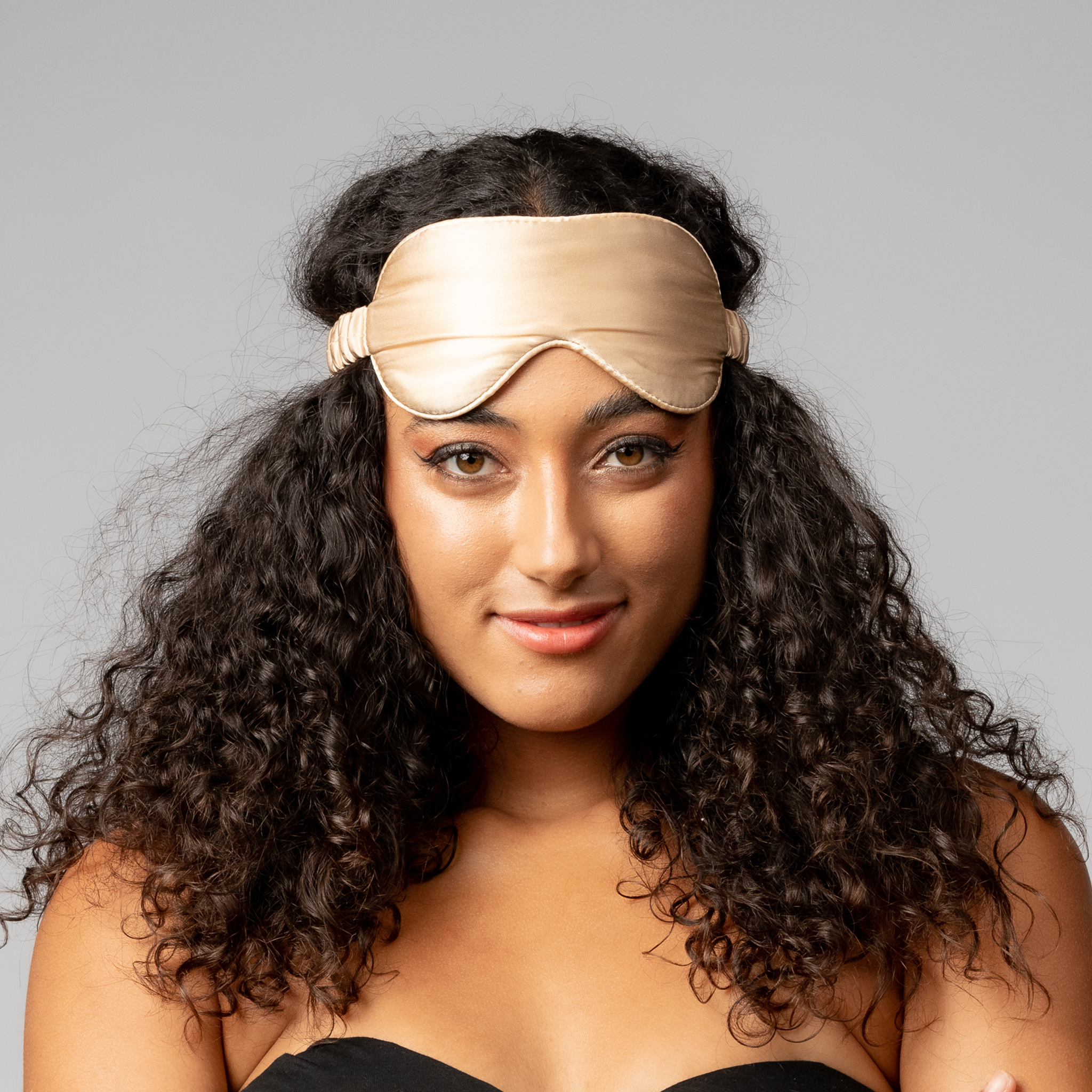 Black Lace- Gold ‘Silky Eyes’ Reversible Eye Mask aka ‘THERE ARE 2 SIDES TO EVERY STORY’