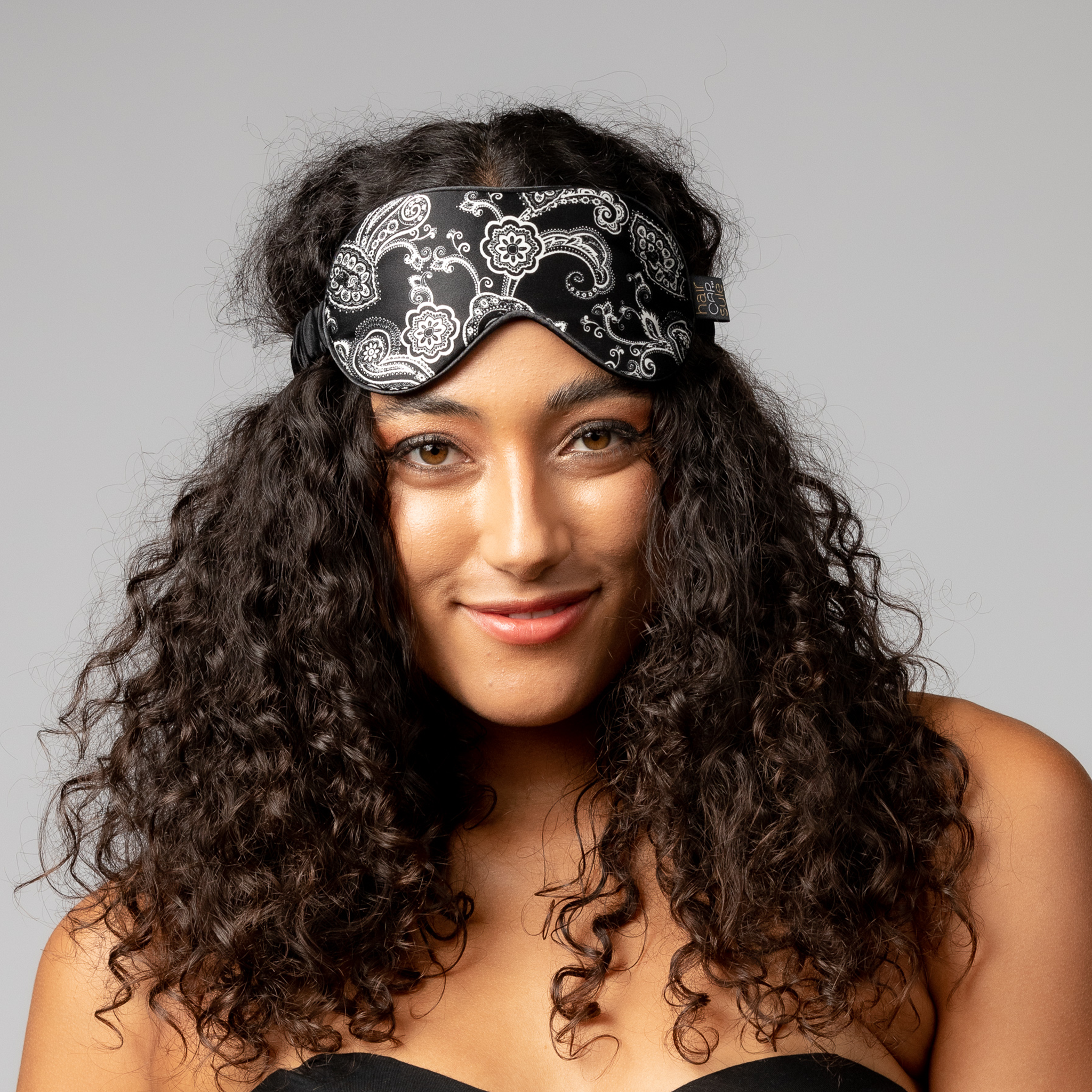 SILK EYE MASK - BLACK - I&