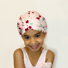 Load image into Gallery viewer, Cherry Blossom &#39;Minny Shower CAPsule’ aka THE MINNY SHIC KIDS SHOWER CAP
