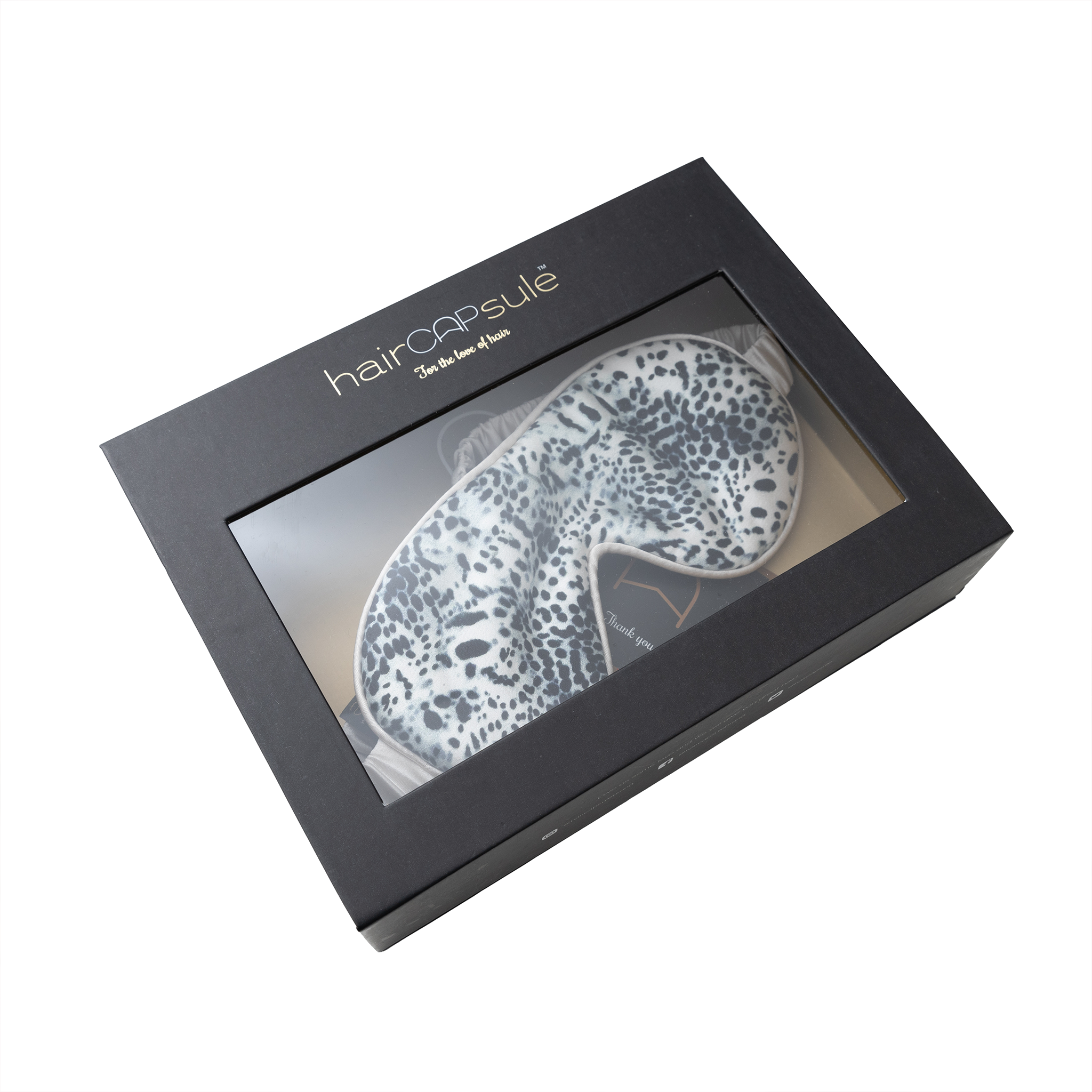 NEW! Snow Leopard ‘Silky Eyes’ Reversible Eye Mask aka ‘THERE ARE 2 SIDES TO EVERY STORY’