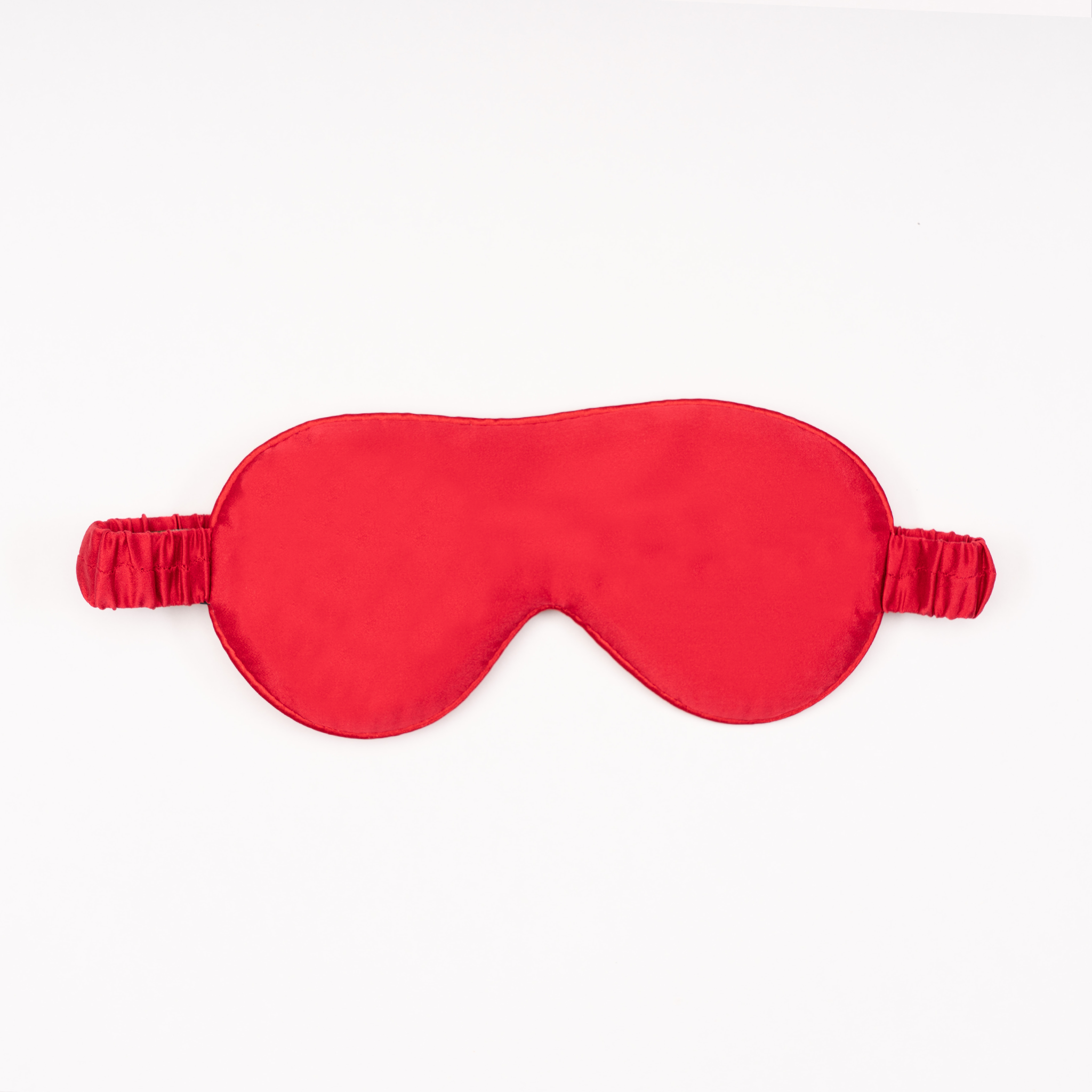 SILK EYE MASK - RED - SPOTTED AROUND