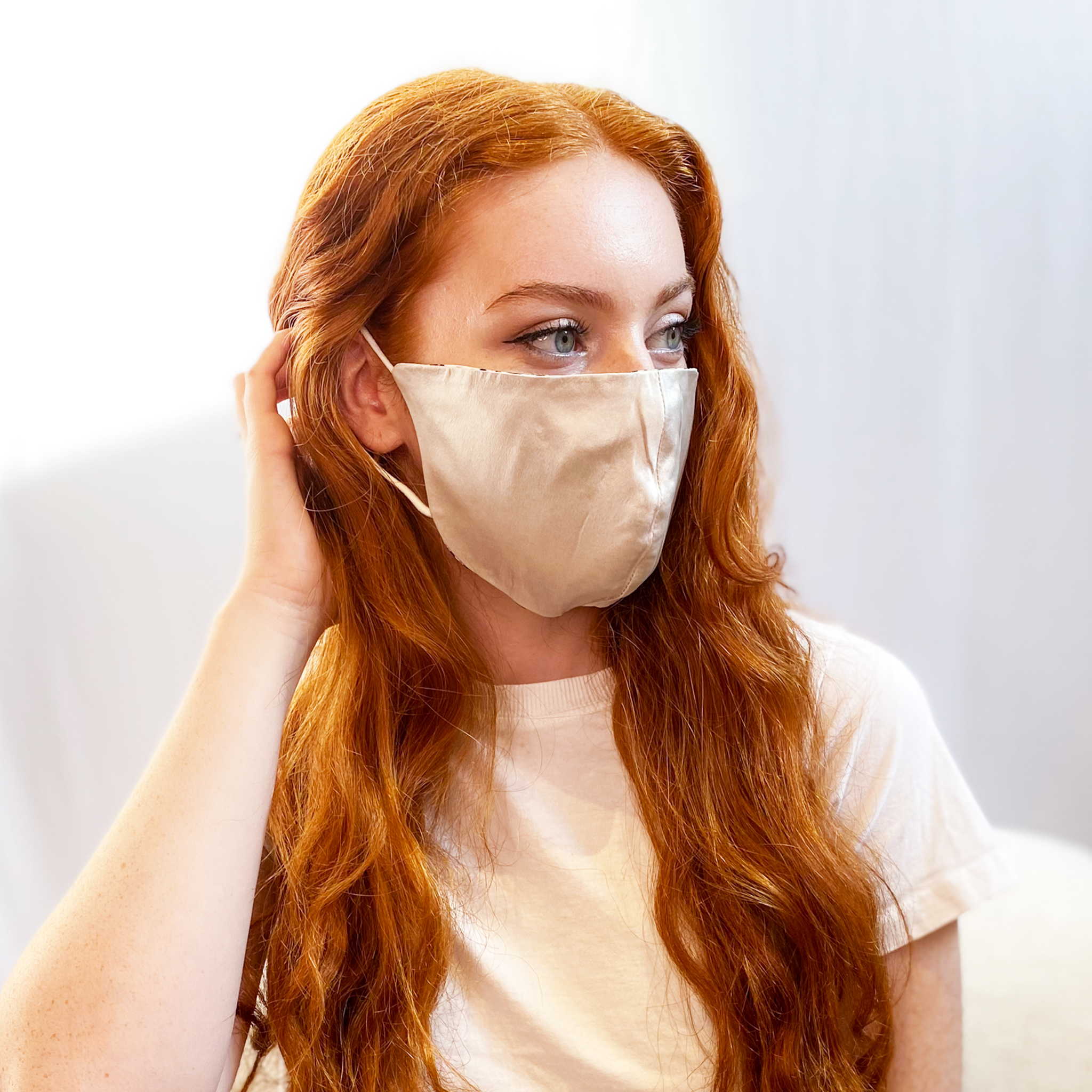 NEW! Reversible silk face covering- Let&