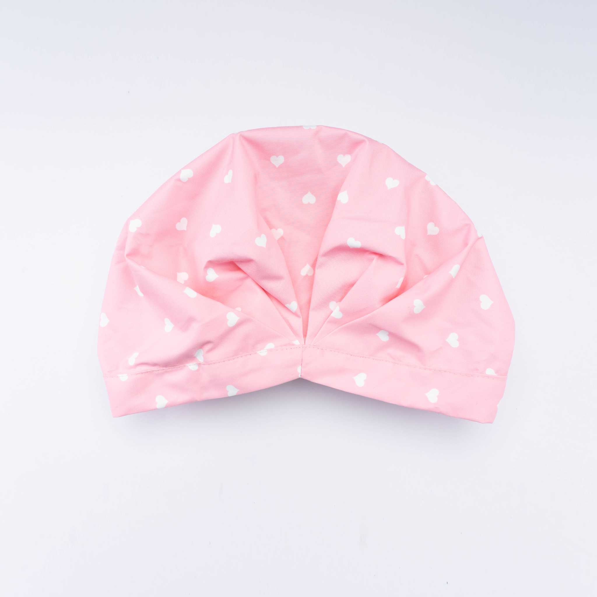 SHOWER CAP - WITH ALL MY HEART PINK