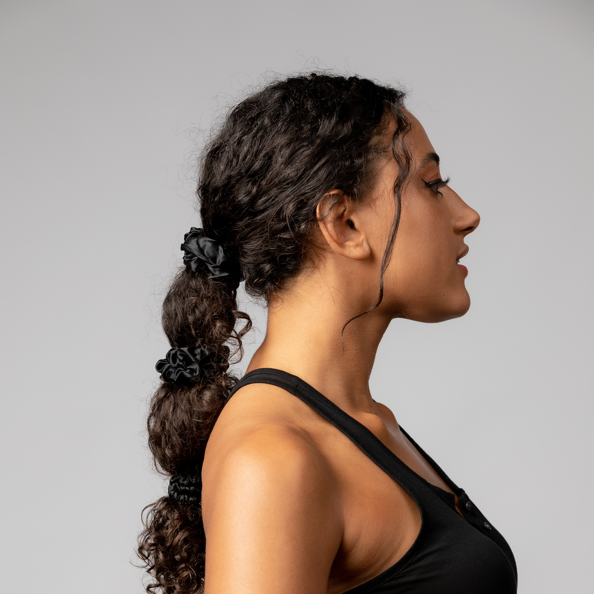 SILK SCRUNCHIES - 3-PACK MIDDY BASIC PACK