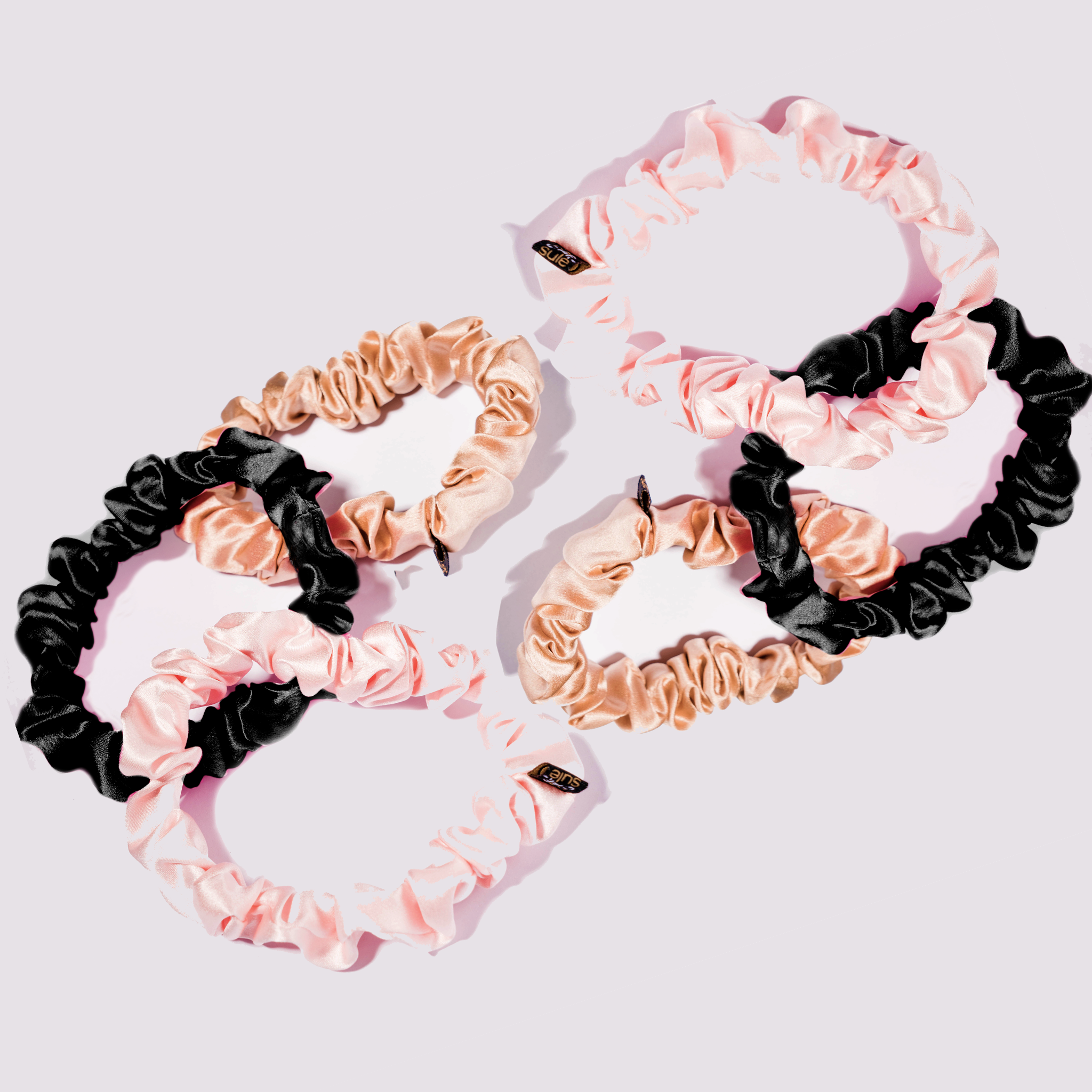 SILK SCRUNCHIES - BESTIES 6-PACK