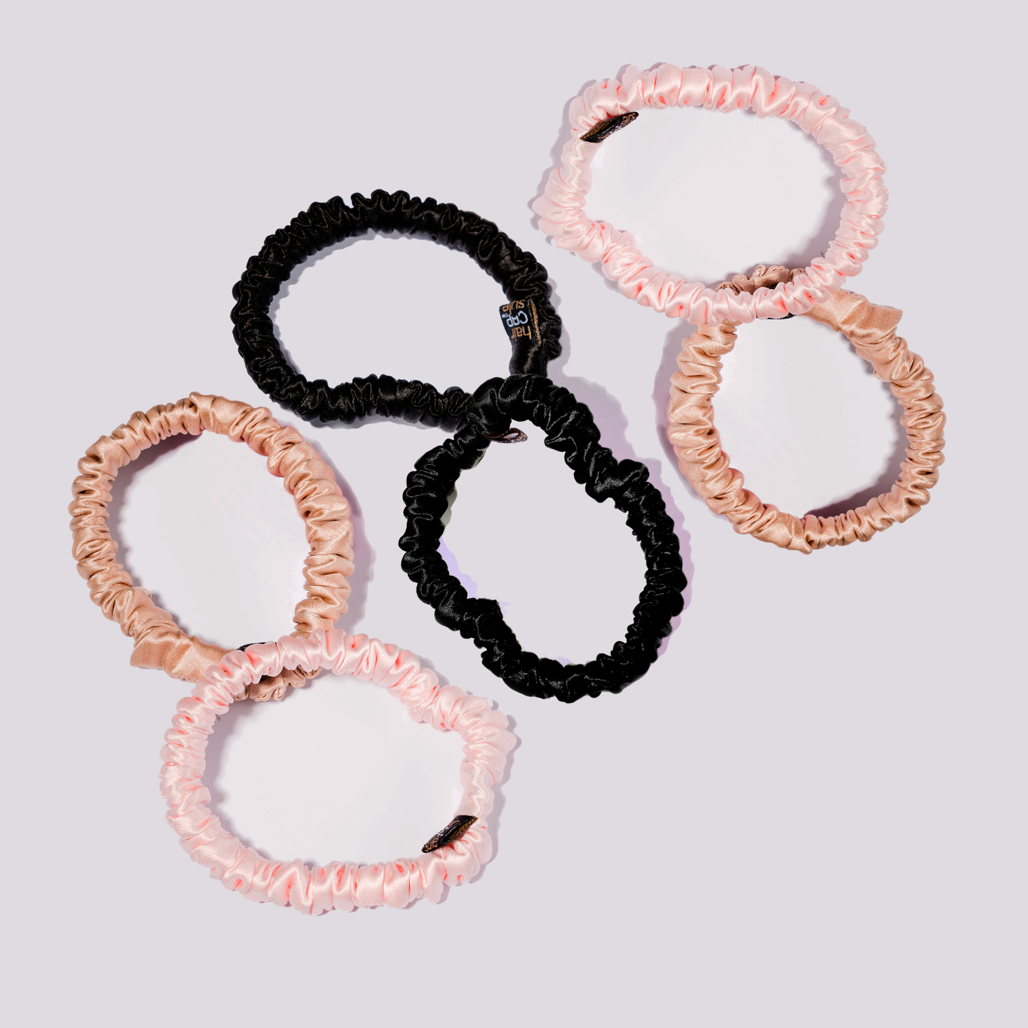 SILK SCRUNCHIES - BESTIES 6-PACK