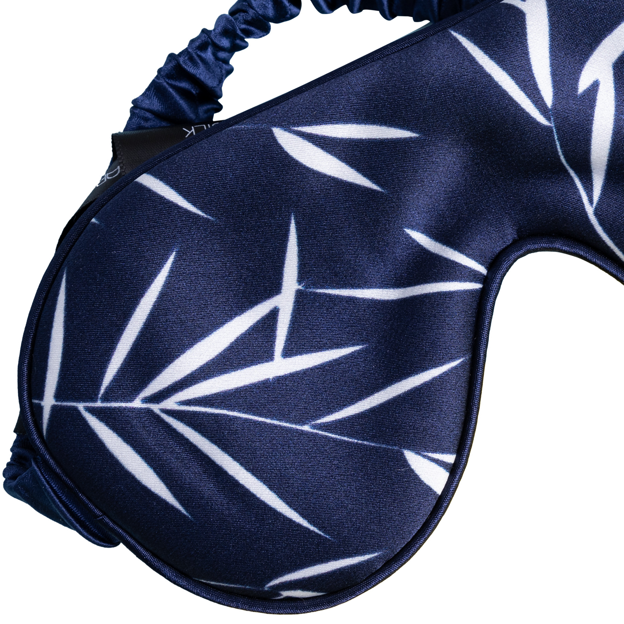 Blue Bamboo -Navy ‘Silky Eyes’ Reversible Eye Mask aka ‘THERE ARE 2 SIDES TO EVERY STORY’’ - hairCAPsule™ AU - 100% Mulberry silk