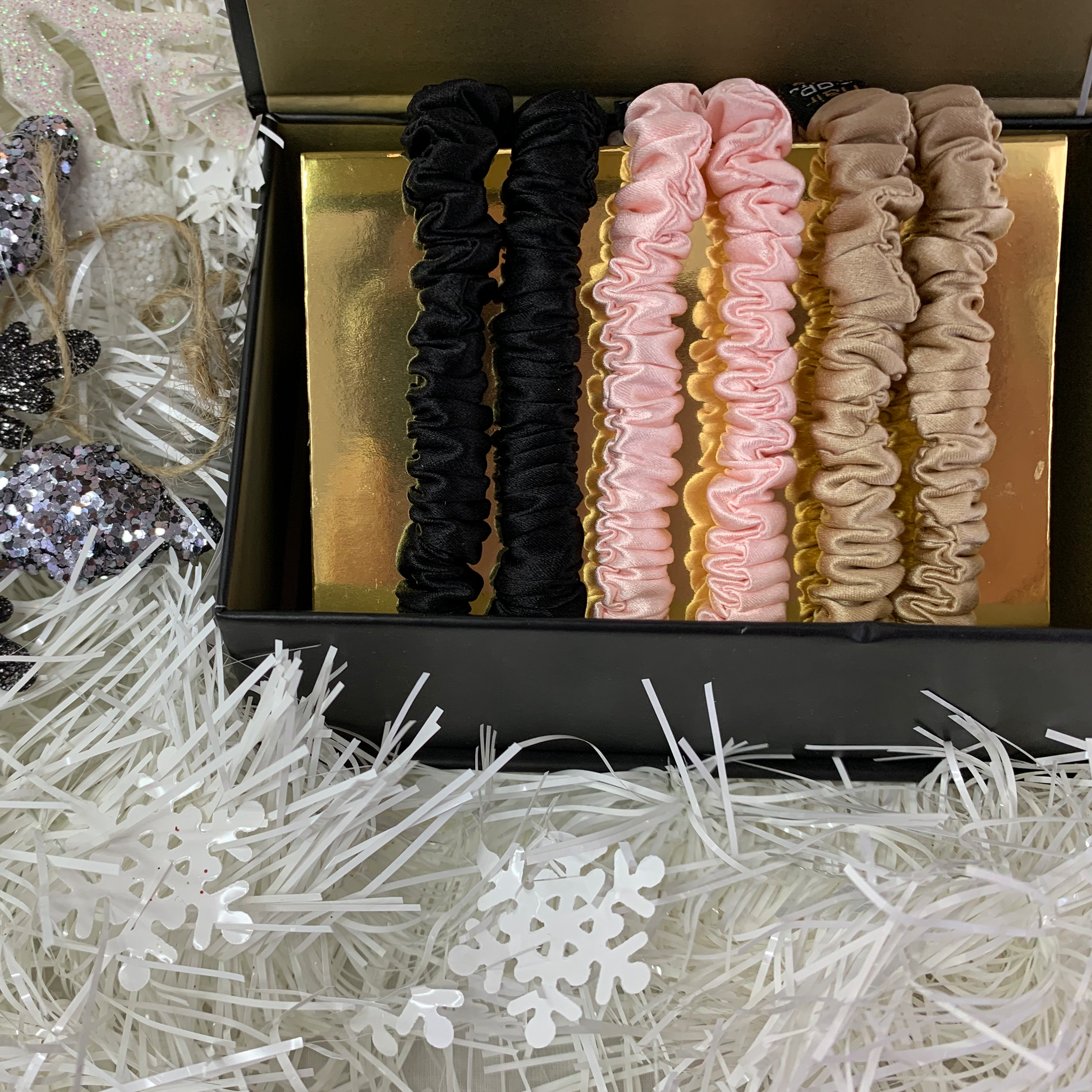 SILK SCRUNCHIES - BESTIES 6-PACK