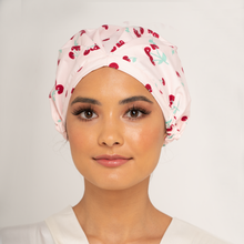 Load image into Gallery viewer, Cherry Blossom ‘Shower CAPsule’ aka THE ‘SHIC’ SHOWER CAP

