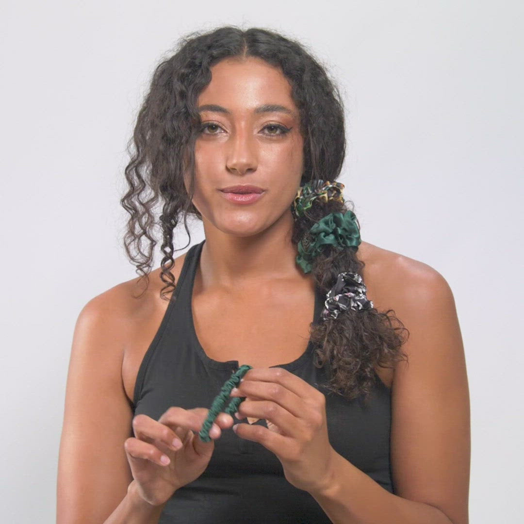 SILK SCRUNCHIES - 3-PACK MINNY MIXED PRINT PACK
