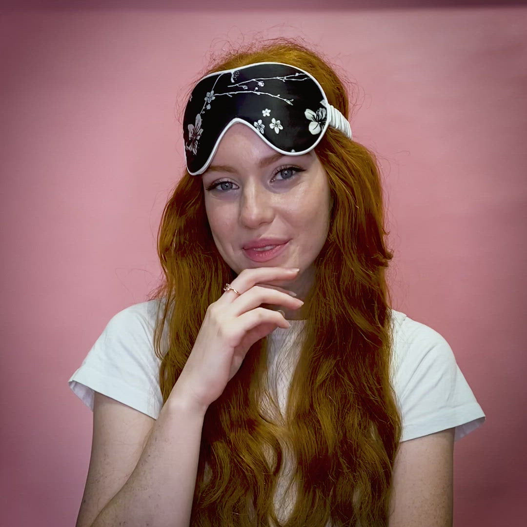 BRAND NEW! Blossom Tree ‘Silky Eyes’ Reversible Eye Mask aka ‘THERE ARE 2 SIDES TO EVERY STORY’