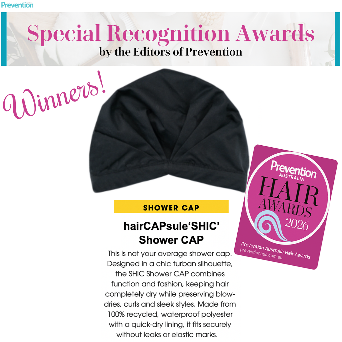 The Unexpected Phone Call That Led to a Prevention Australia Hair Award