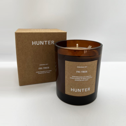 SOY CANDLE -  FIGTREE BY HUNTER CANDLES