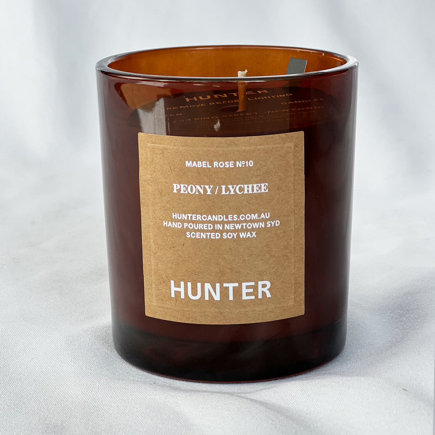 SOY CANDLE - MABEL ROSE BY HUNTER CANDLES