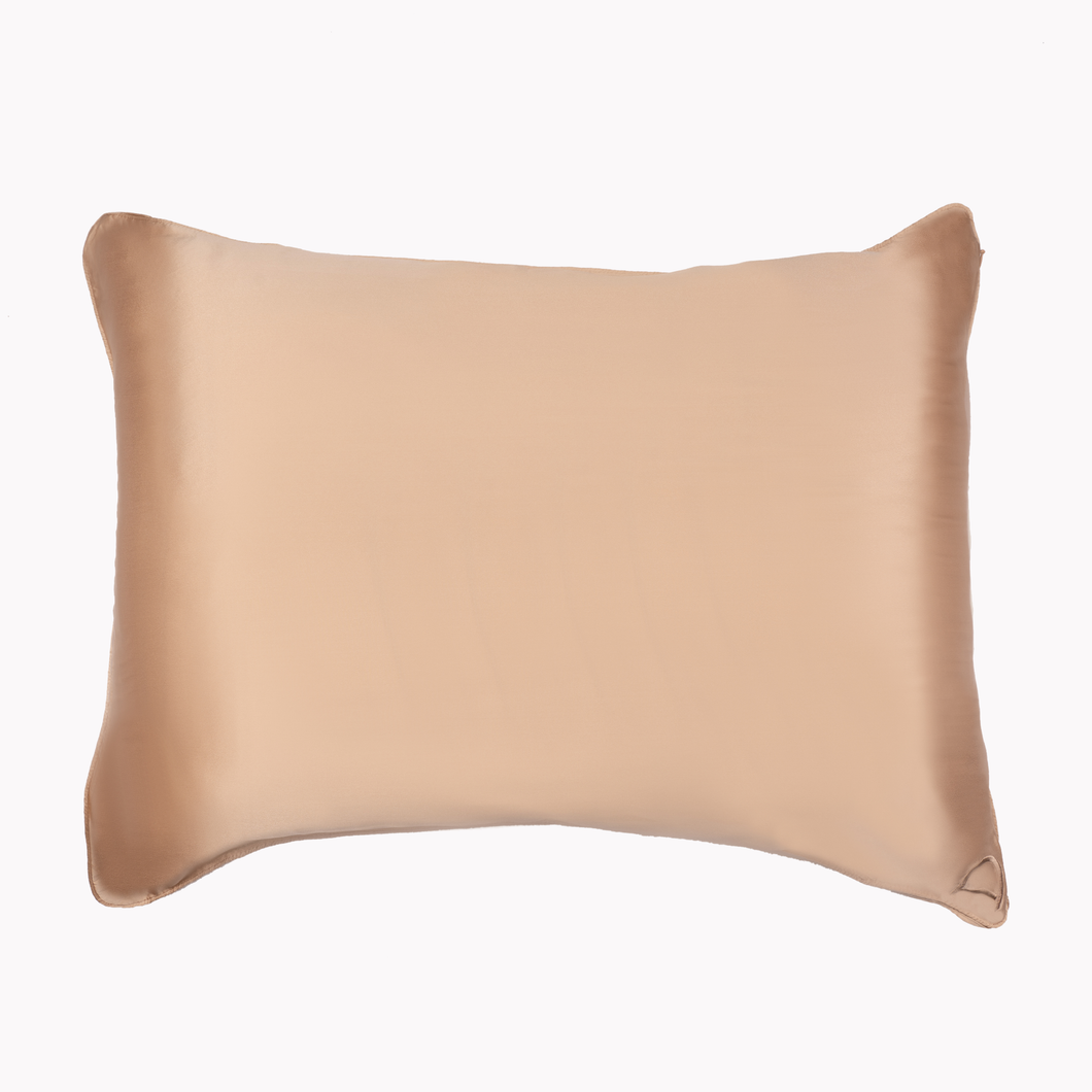 Gold ‘Sleepy Head’ Pillowcase aka NO MORE BED HEAD