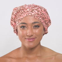 Load and play video in Gallery viewer, Pinky Panther ‘SHIC’ SHOWER CAP

