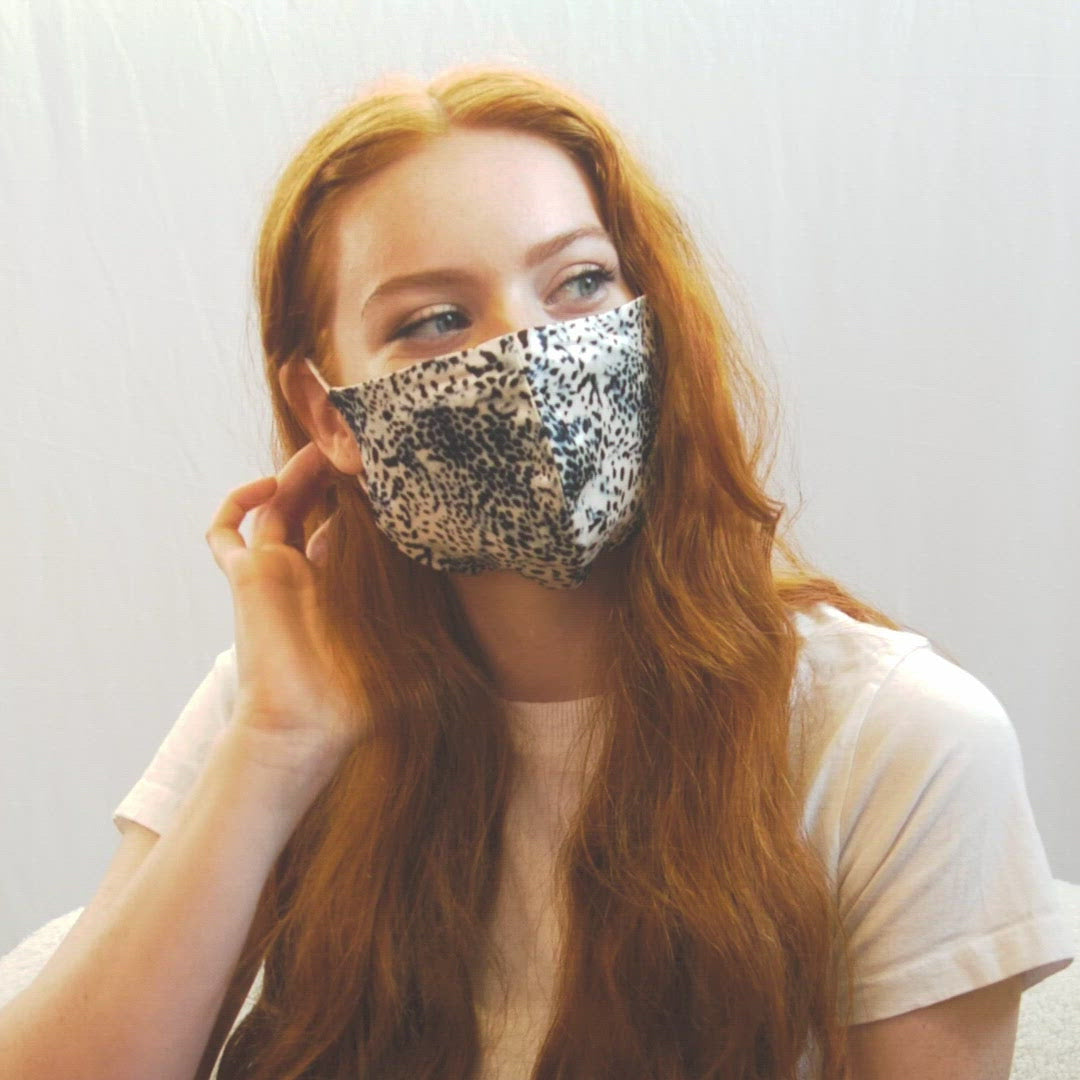 NEW!  Reversible silk face covering- Let's Face it - hairCAPsule™