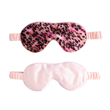 Load image into Gallery viewer, Pinky Panther ‘Silky Eyes’ Reversible Eye Mask
