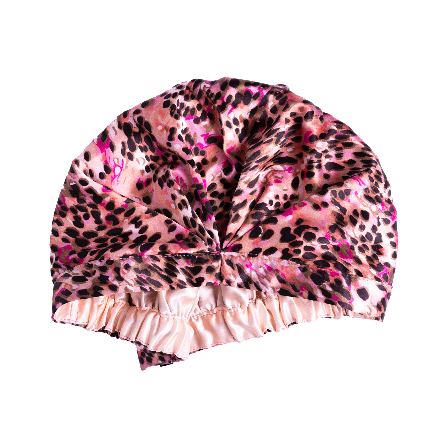 SILK BONNET - PINK - REVERSIBLE HAIR CAP- PINKY PANTHER