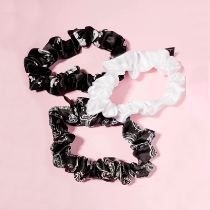 SILK SCRUNCHIES - 3-PACK BIGGY MIXED PRINT PACK