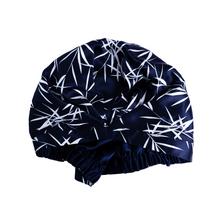 Load image into Gallery viewer, Blue Bamboo ‘Silk CAPsule’ aka THE ‘WIN-WIN&#39; Silk Reversible Hair Cap
