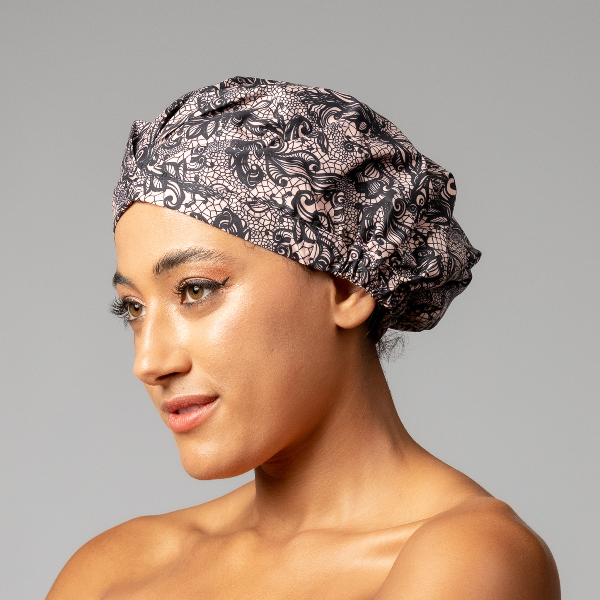 Black Lace ‘Shower CAPsule’ aka THE ‘SHIC’ SHOWER CAP