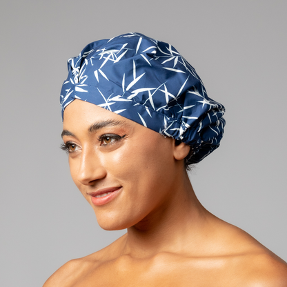 Blue Bamboo ‘Shower CAPsule’ aka THE ‘SHIC’ SHOWER CAP - hairCAPsule™ A