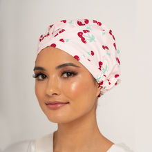 Load image into Gallery viewer, Cherry Blossom ‘Shower CAPsule’ aka THE ‘SHIC’ SHOWER CAP
