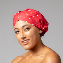 Load image into Gallery viewer, Spotted Around ‘SHIC’ SHOWER CAP
